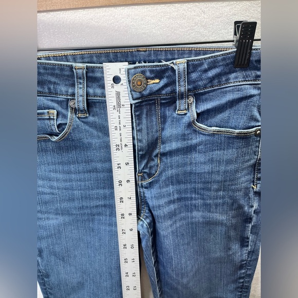 American Eagle Next Level Stretch Skinny Jeans Womens 4 Short Blue Denim 2212 - Picture 6 of 11